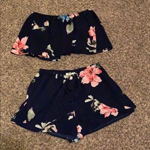 2 Piece Floral Set